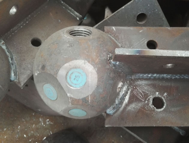 驻马店螺栓球球塞，网架配件