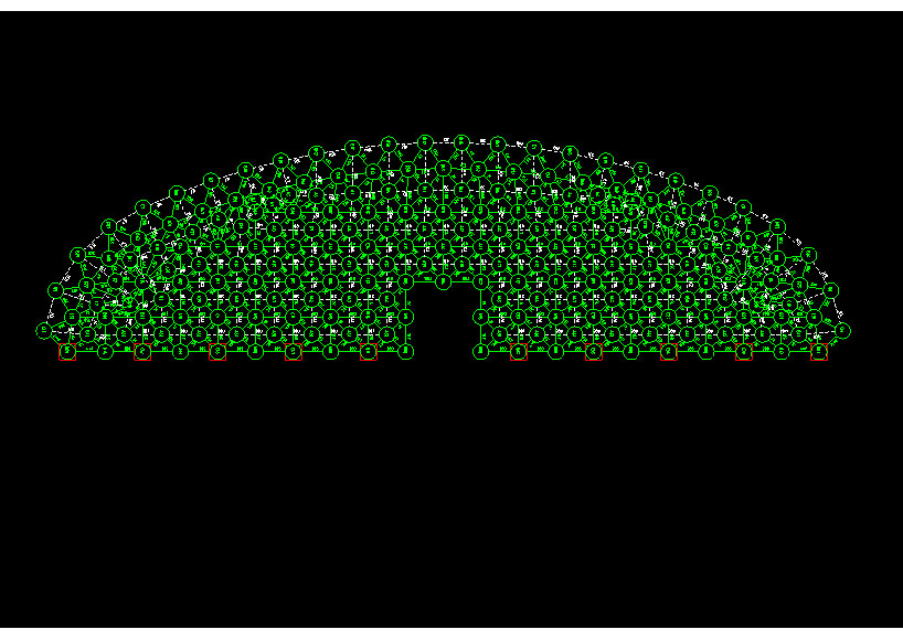 驻马店锡林浩特91跨，1000米长干煤棚网架设计