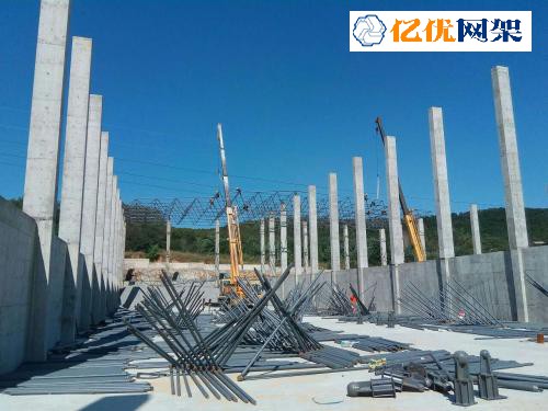 驻马店料棚网架设计